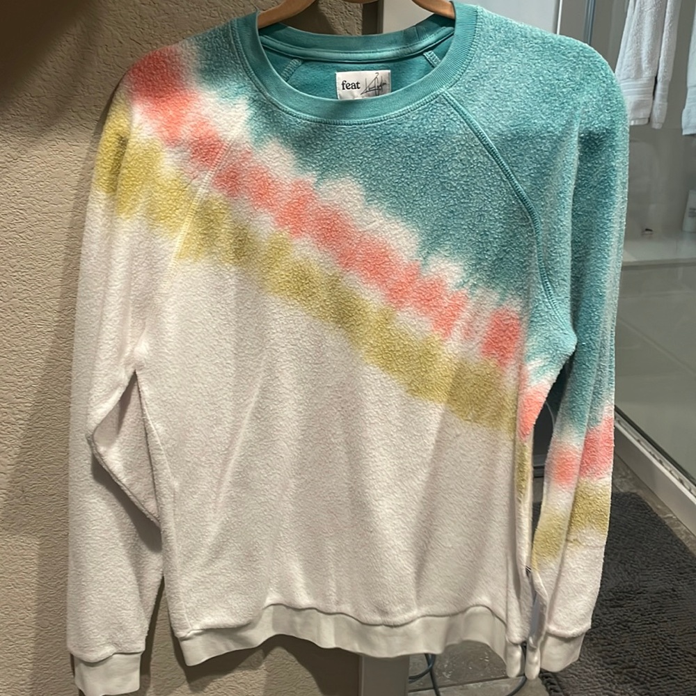 Feat by Kristin Cavalari oversized fleece sweatshirt.